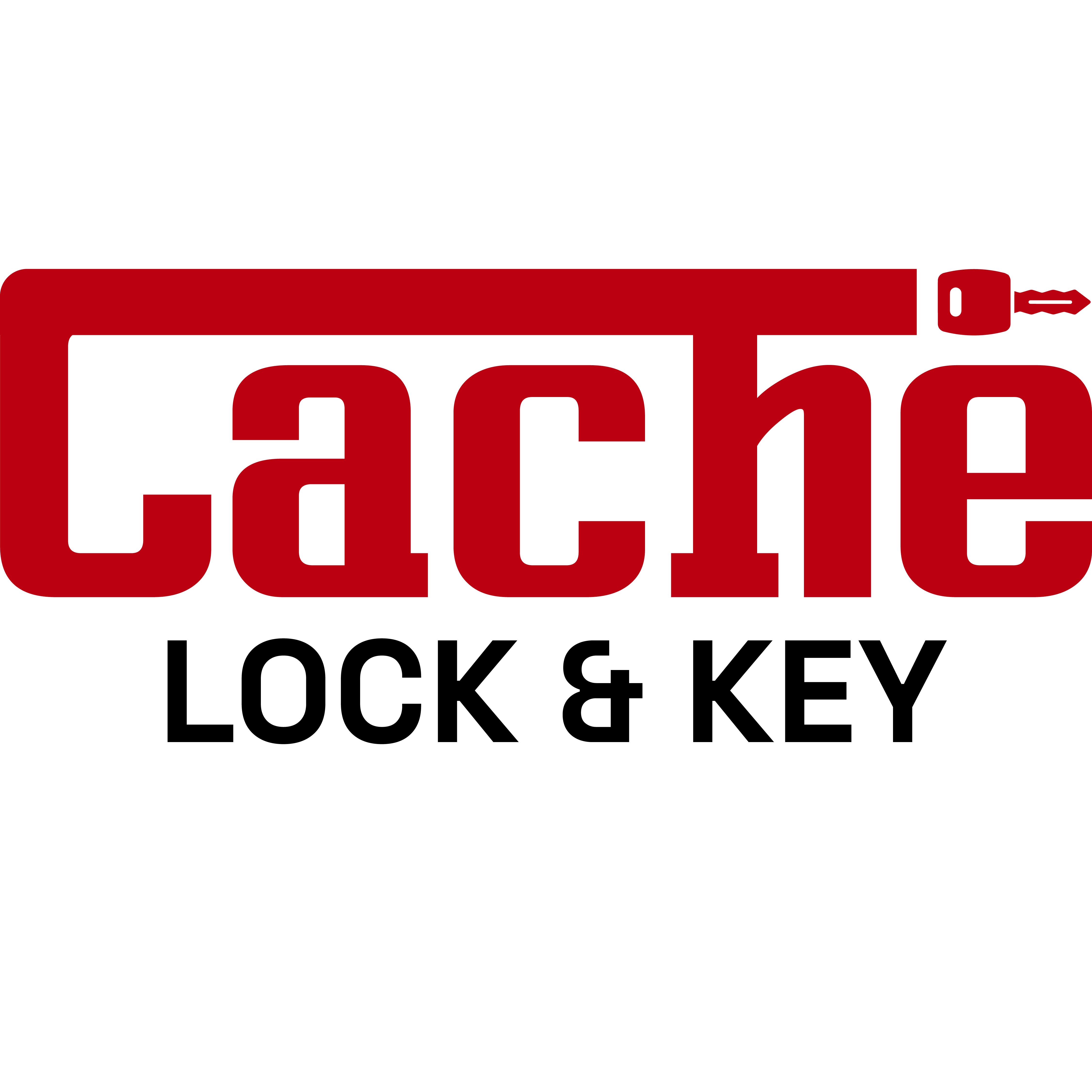 Cache Lock & Key Logo